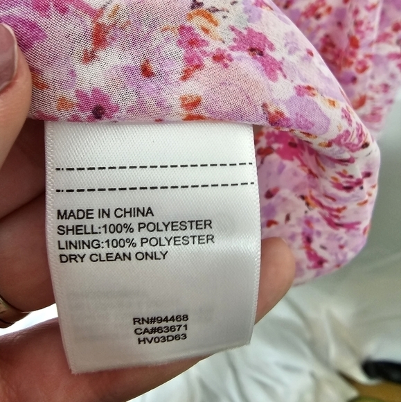 Laundry By Shelli Segal Size 12 Pink Floral Wrap Dress NWOT - Picture 4 of 5